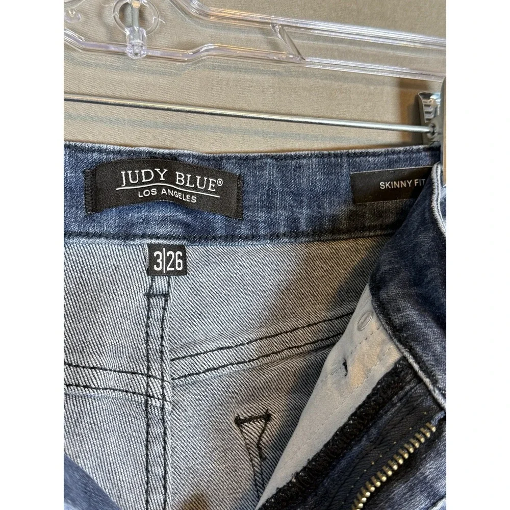 Judy Blue Skinny Fit Jeans Women's Medium Wash Stretch Denim 3 / 26